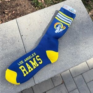 Los Angeles Rams Blue and Yellow Socks - Size 5-10